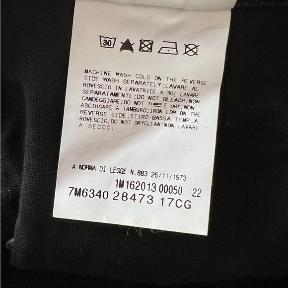 BALMAIN VINTAGE Y2K Low Rise Grommet Cutout Waist Black Denim Jean Mini Skirt 10 - Picture 6 of 7